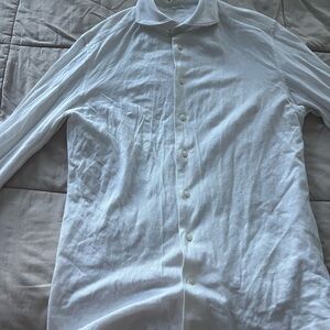 Suitsupply White Casual Button Down Shirt